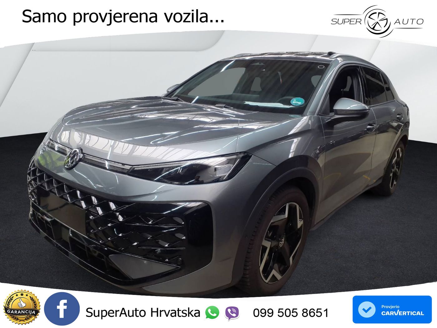 Volkswagen T-Roc 1.5 eTSI (150 KS)  DSG R-Line LED+GR SJED+ACC