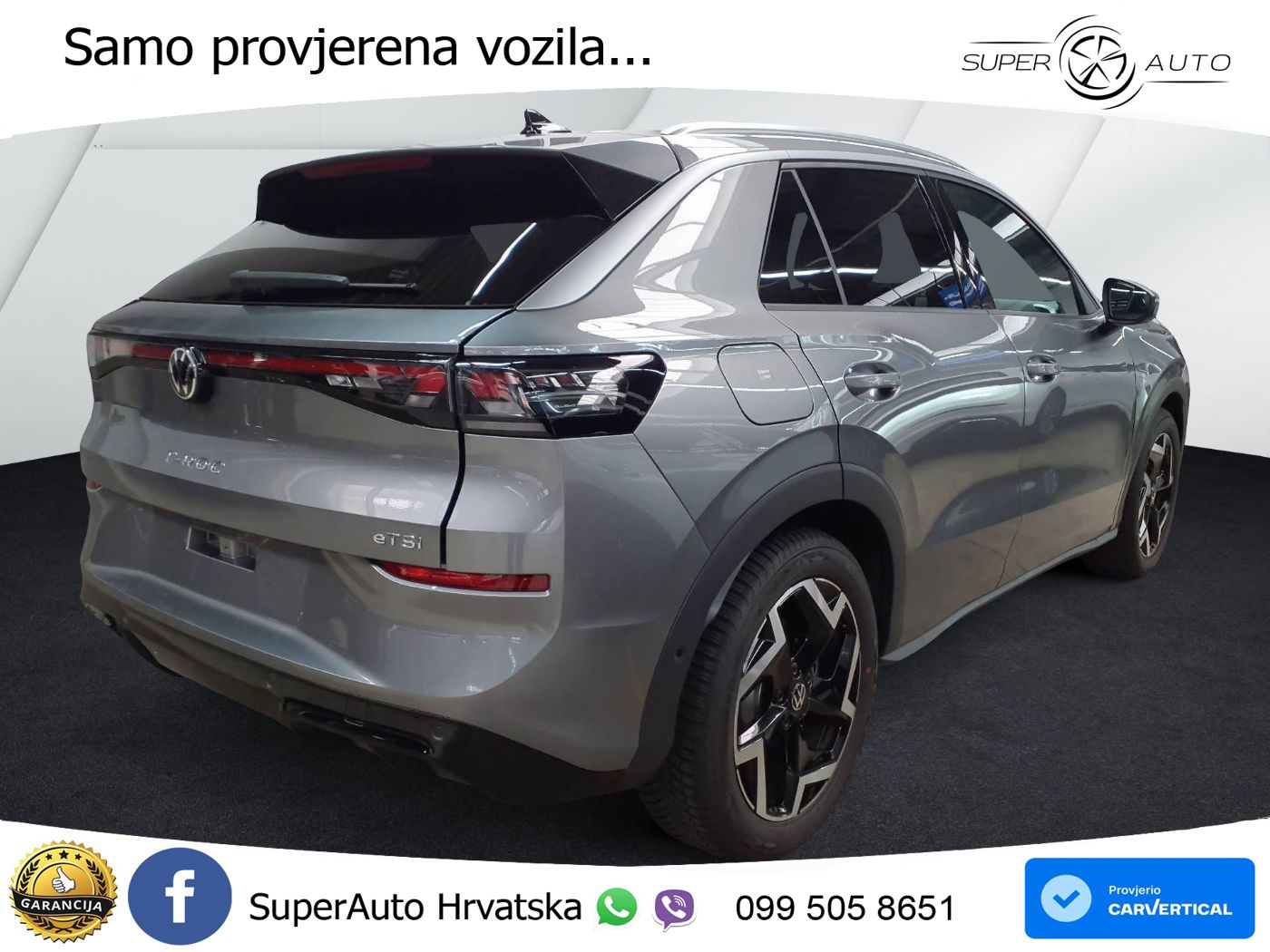 Volkswagen T-Roc 1.5 eTSI (150 KS)  DSG R-Line LED+GR SJED+ACC