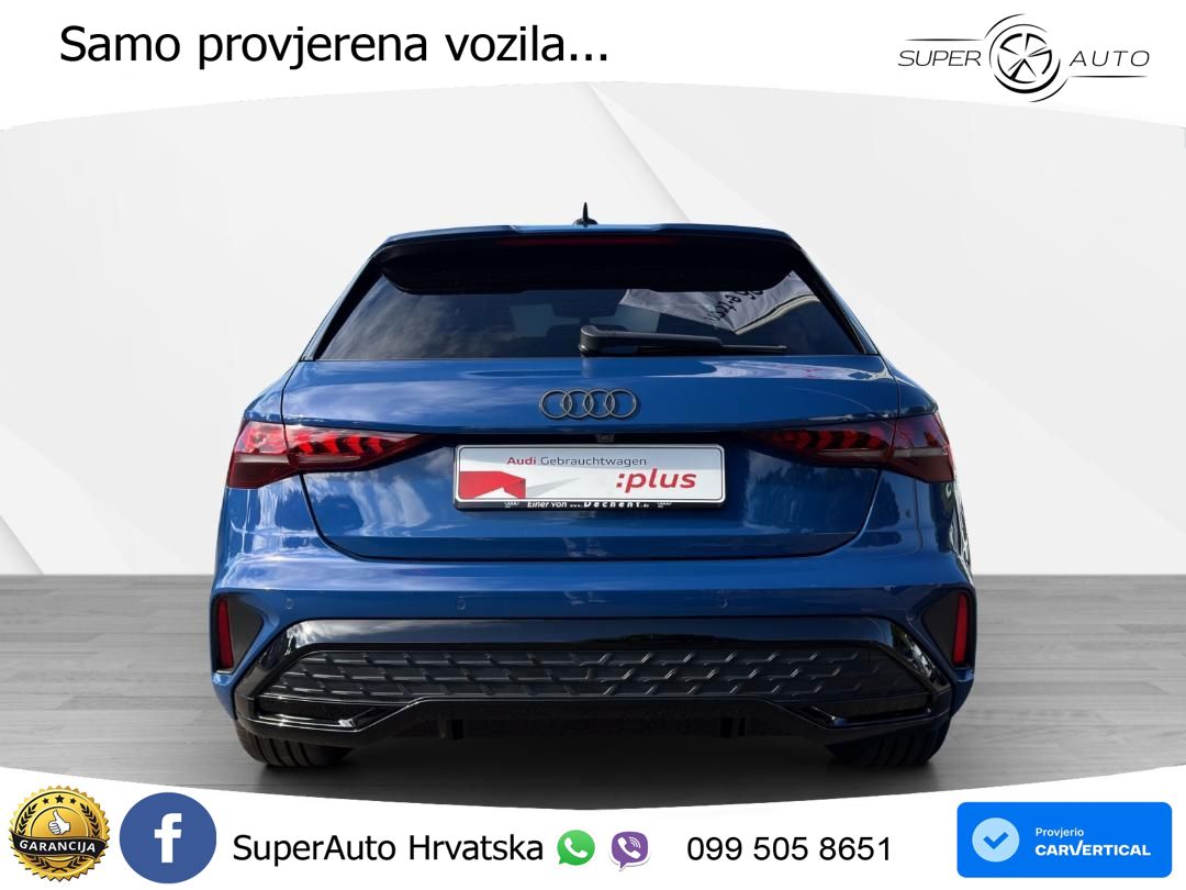 Audi A3 45 TFSIe (272 KS) S tronic S line MATRIX+GR SJED+KAM