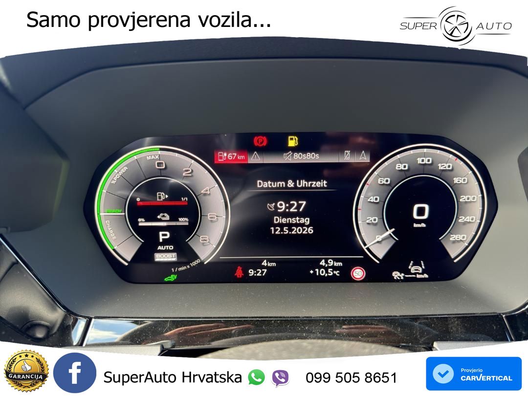 Audi A3 45 TFSIe (272 KS) S tronic S line MATRIX+GR SJED+KAM