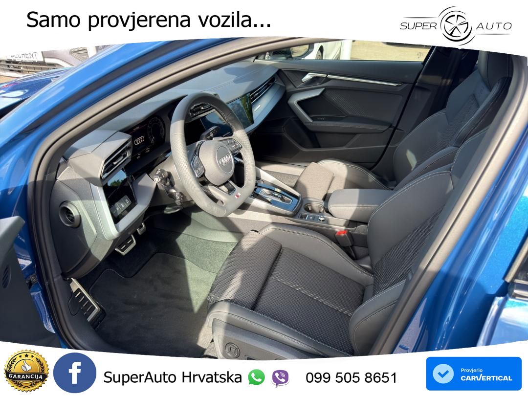 Audi A3 45 TFSIe (272 KS) S tronic S line MATRIX+GR SJED+KAM