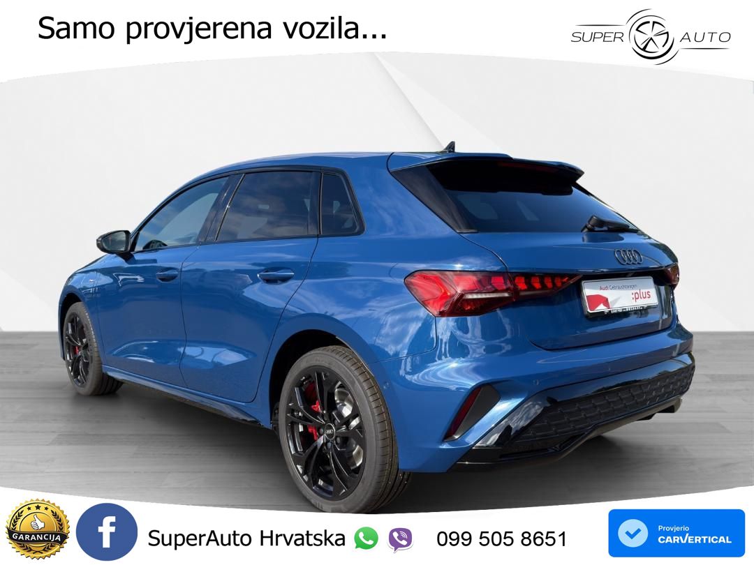 Audi A3 45 TFSIe (272 KS) S tronic S line MATRIX+GR SJED+KAM