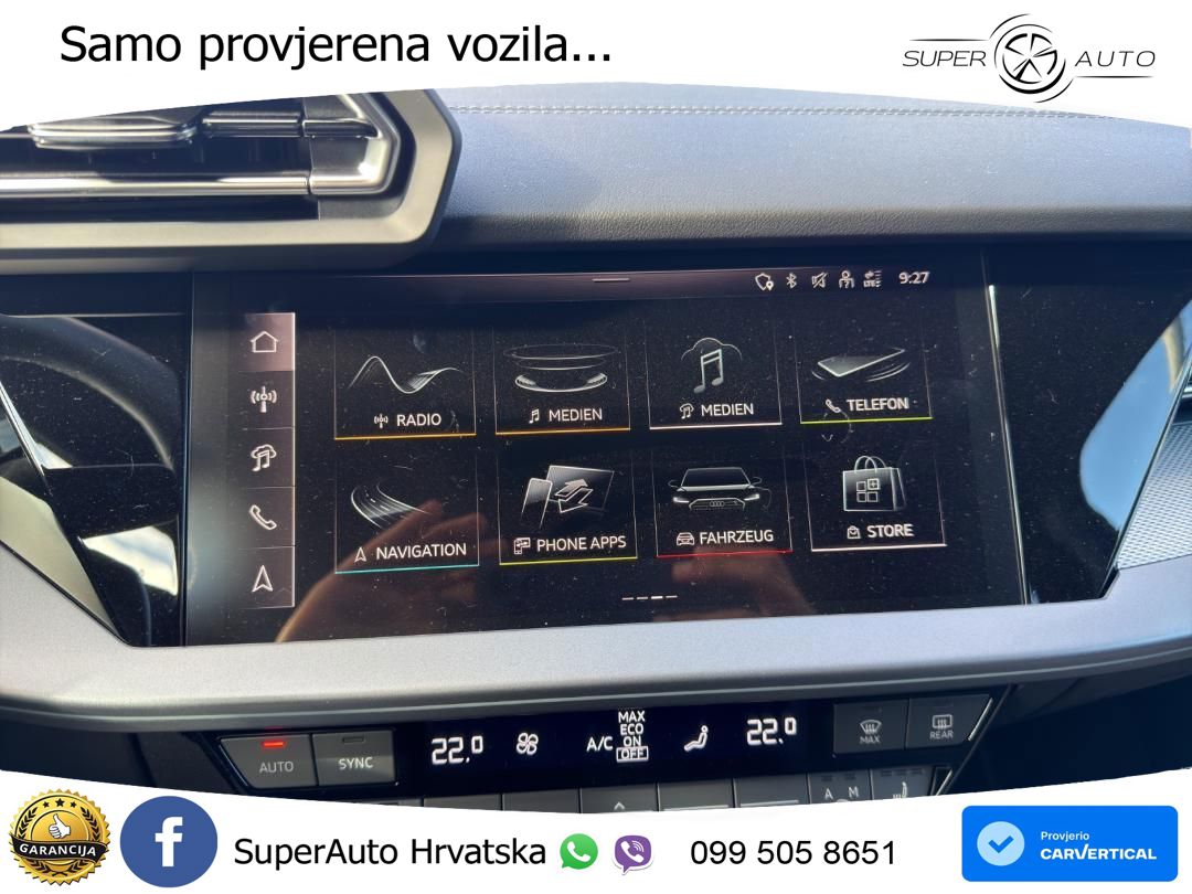 Audi A3 45 TFSIe (272 KS) S tronic S line MATRIX+GR SJED+KAM