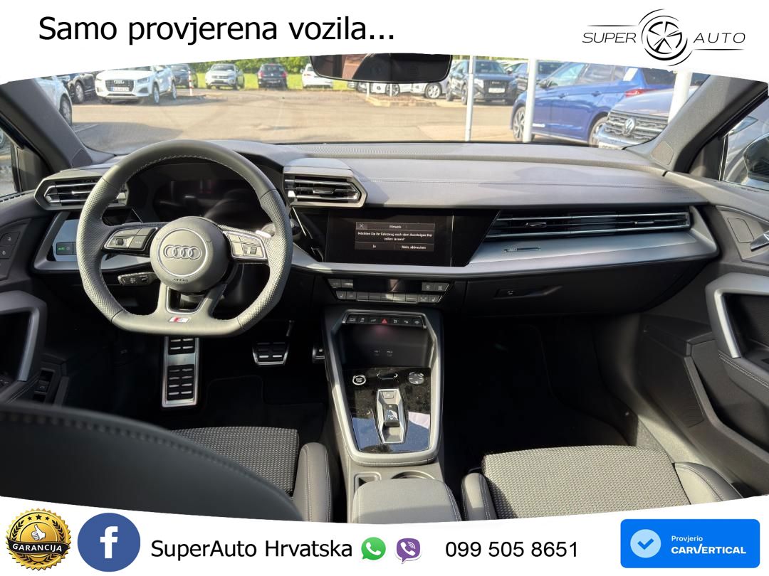 Audi A3 45 TFSIe (272 KS) S tronic S line MATRIX+GR SJED+KAM