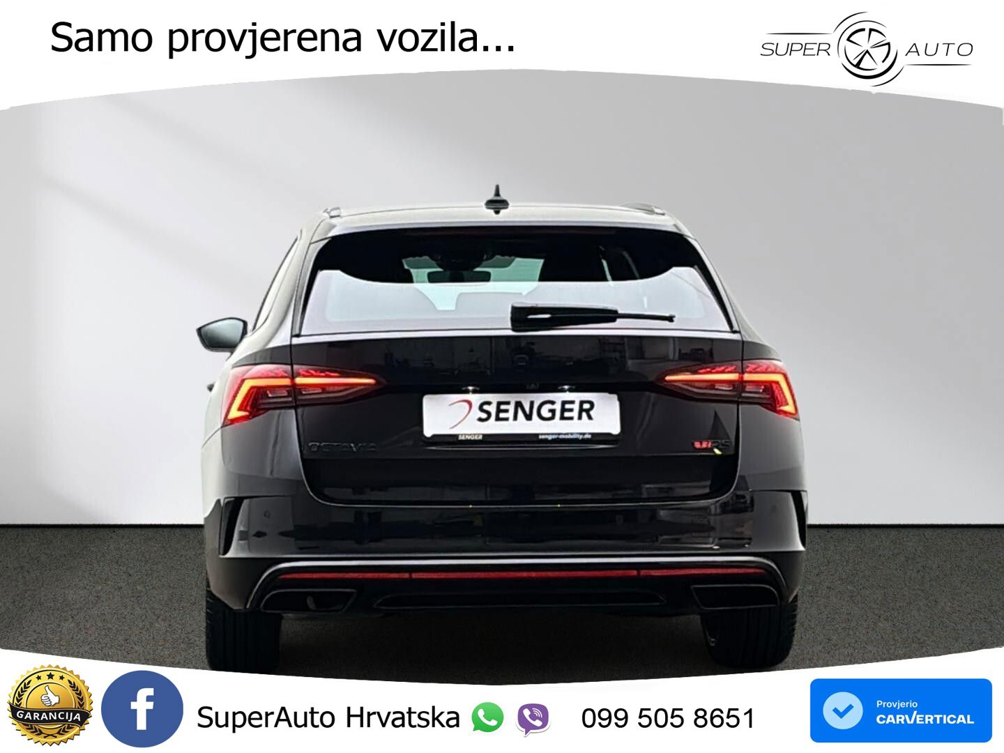 Škoda Octavia Combi RS 2.0 TDI (200 KS) 4x4 DSG MATRIX+GR SJED+KAM