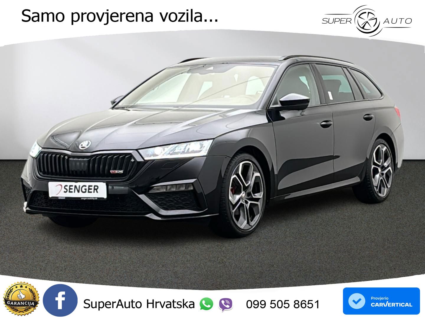 Škoda Octavia Combi RS 2.0 TDI (200 KS) 4x4 DSG MATRIX+GR SJED+KAM