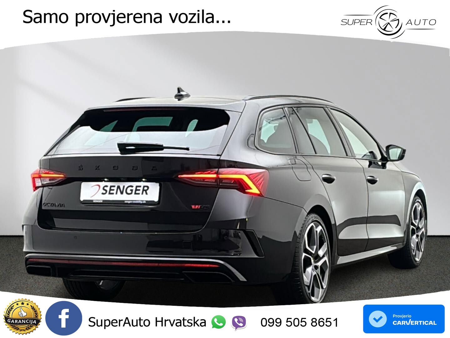 Škoda Octavia Combi RS 2.0 TDI (200 KS) 4x4 DSG MATRIX+GR SJED+KAM