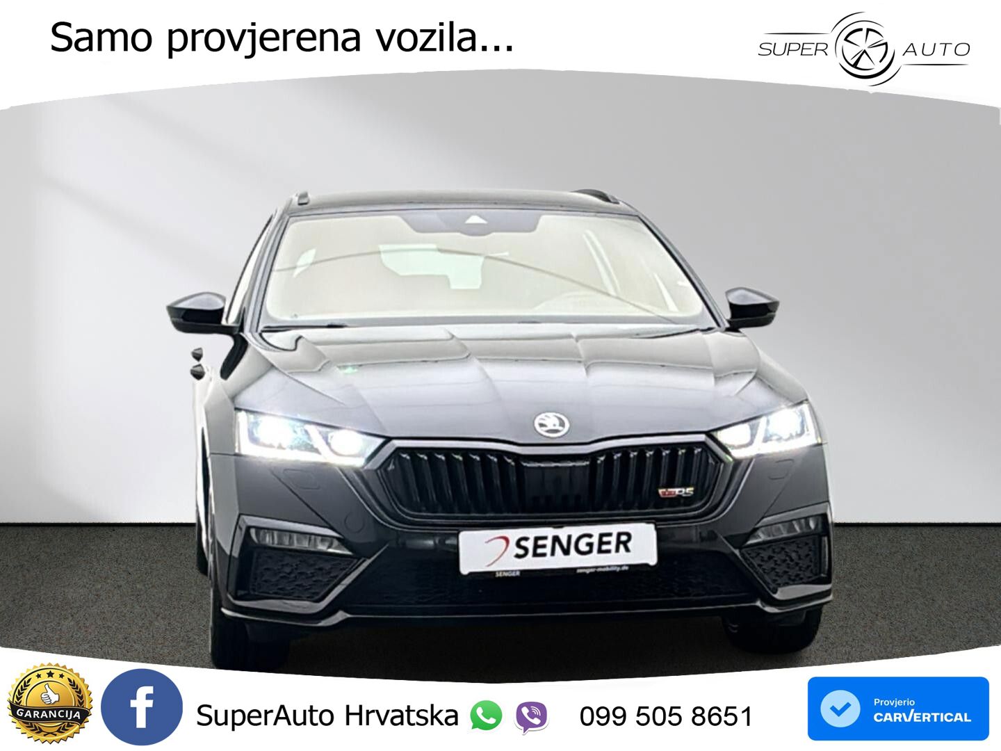Škoda Octavia Combi RS 2.0 TDI (200 KS) 4x4 DSG MATRIX+GR SJED+KAM