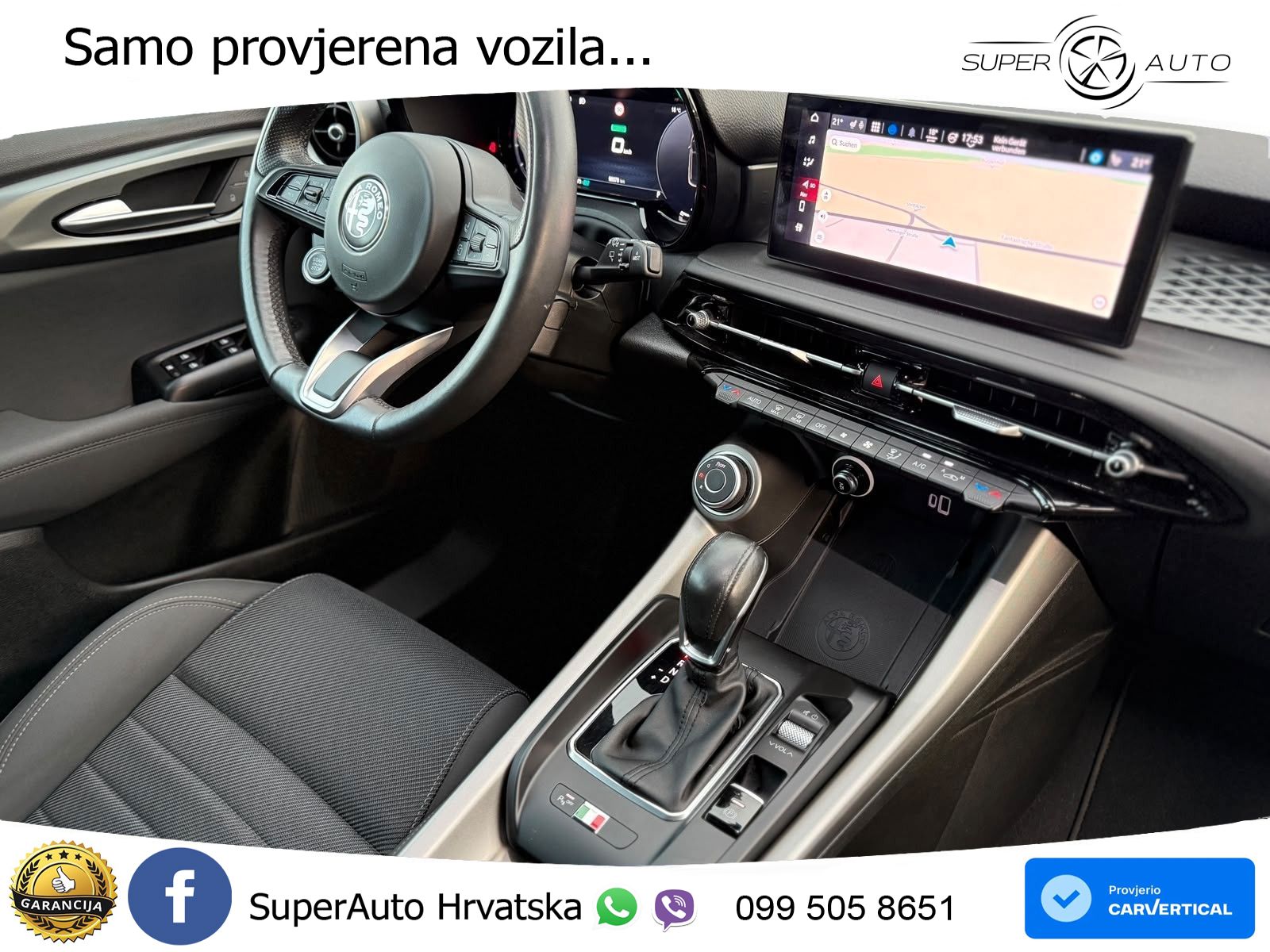 Alfa Romeo Tonale 1.5 Turbo (130 KS) 48V-Hybrid TCT LED+GR SJED+ACC