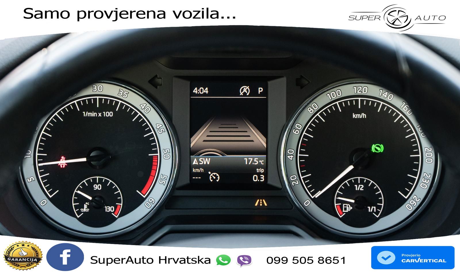 Škoda Octavia Combi 2.0 TDI (150 KS) DSG LED+GR SJED+ACC