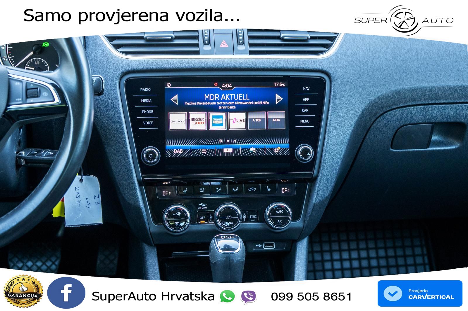 Škoda Octavia Combi 2.0 TDI (150 KS) DSG LED+GR SJED+ACC