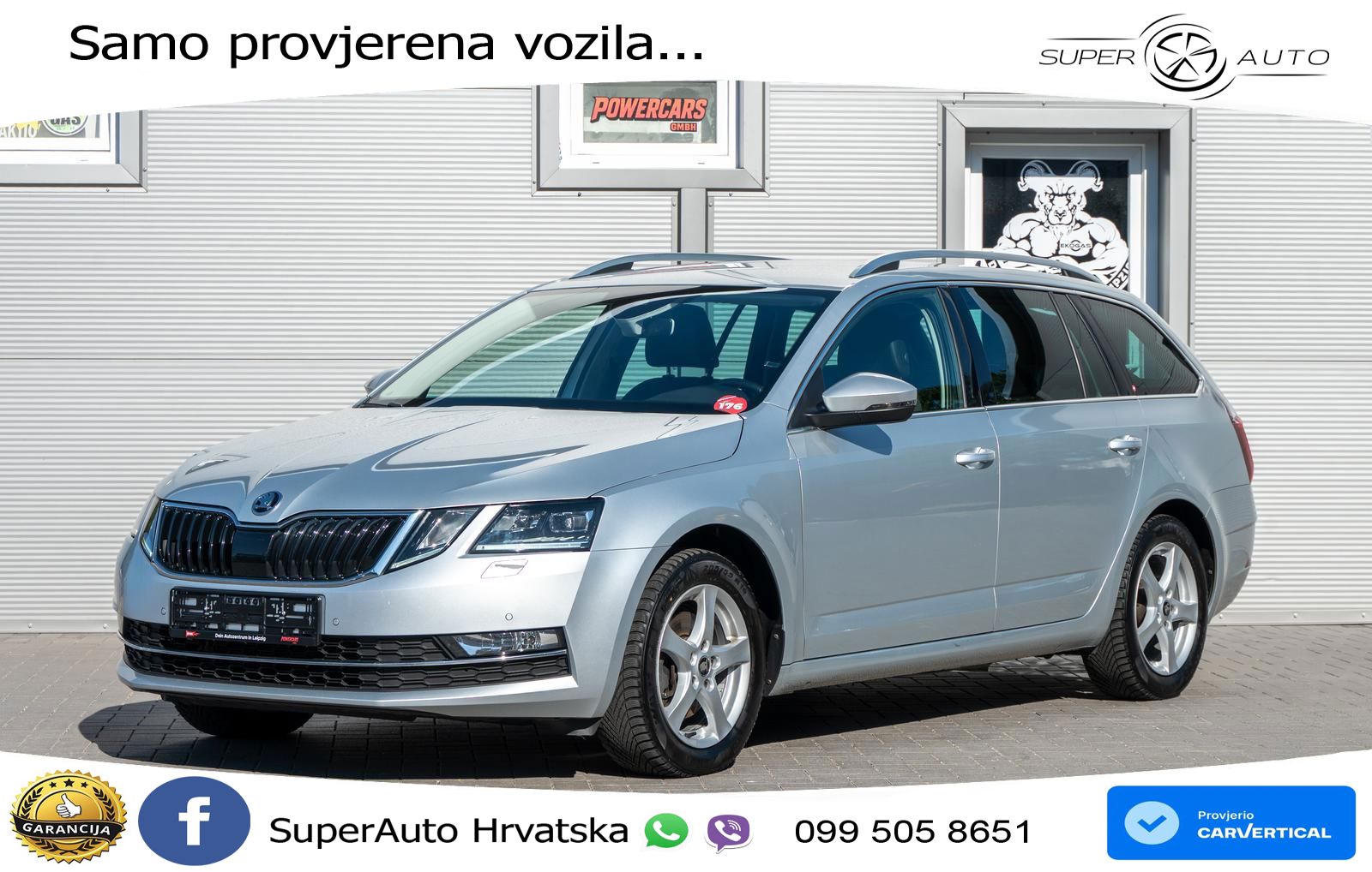 Škoda Octavia Combi 2.0 TDI (150 KS) DSG LED+GR SJED+ACC