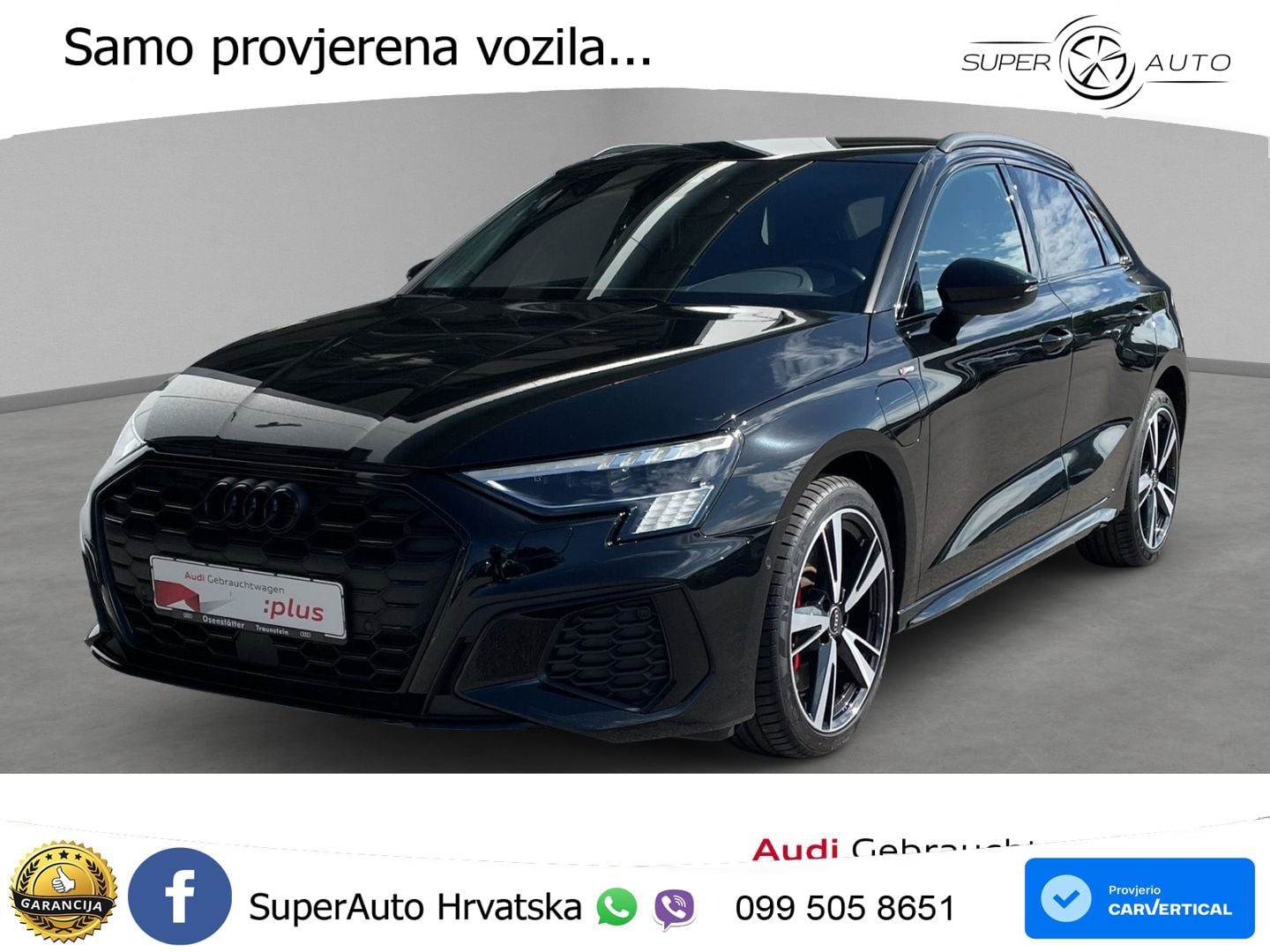 Audi A3 45 TFSIe (245 KS) S tronic S line LED+GR SJED+ACC
