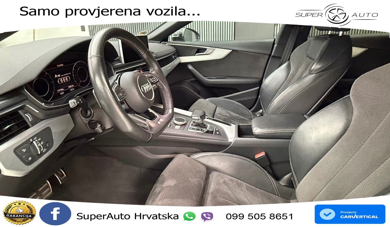 Audi A5 Sportback 40 TDI (190 KS) quattro ultra S tronic S line LED+GR SJED+ACC