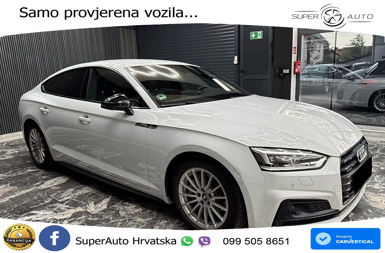 Audi A5 Sportback 40 TDI (190 KS) quattro ultra S tronic S line LED+GR SJED+ACC