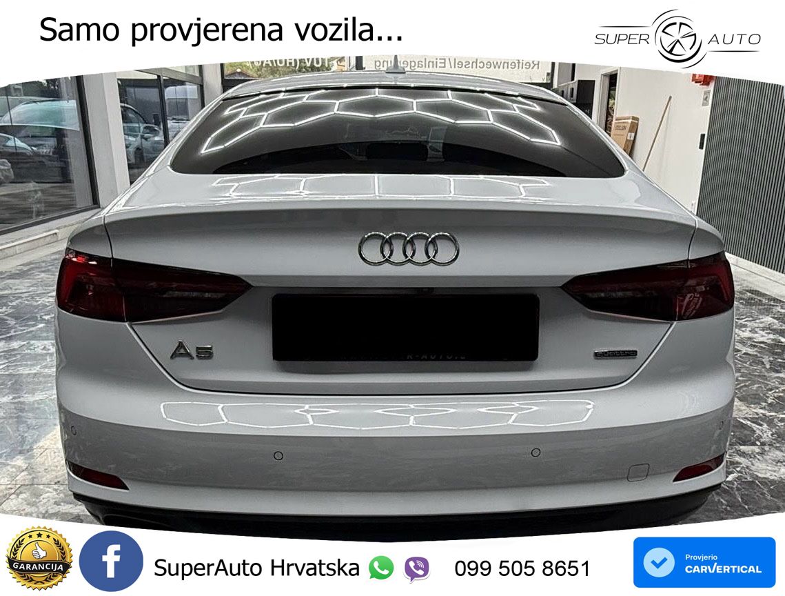 Audi A5 Sportback 40 TDI (190 KS) quattro ultra S tronic S line LED+GR SJED+ACC