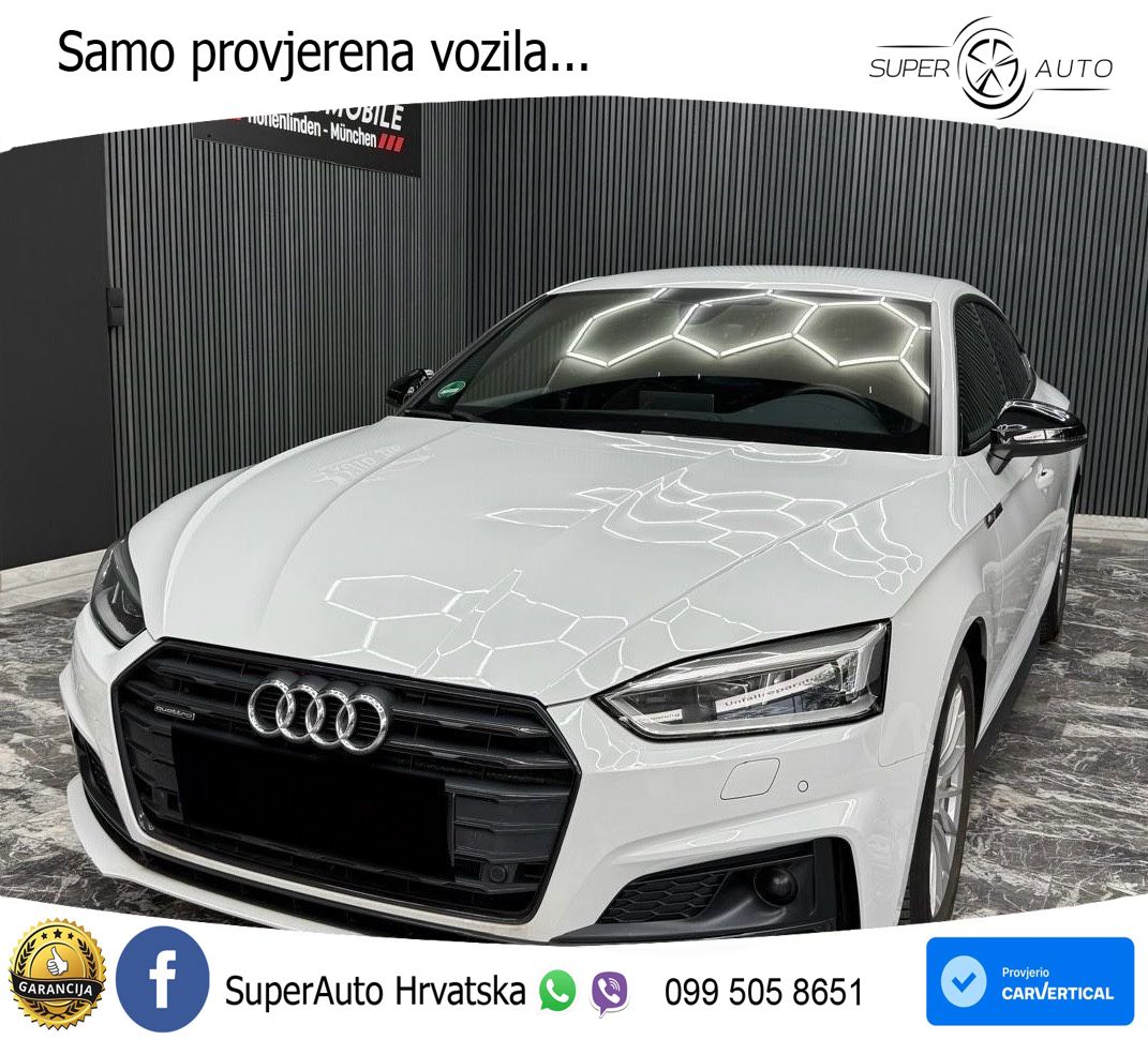 Audi A5 Sportback 40 TDI (190 KS) quattro ultra S tronic S line LED+GR SJED+ACC