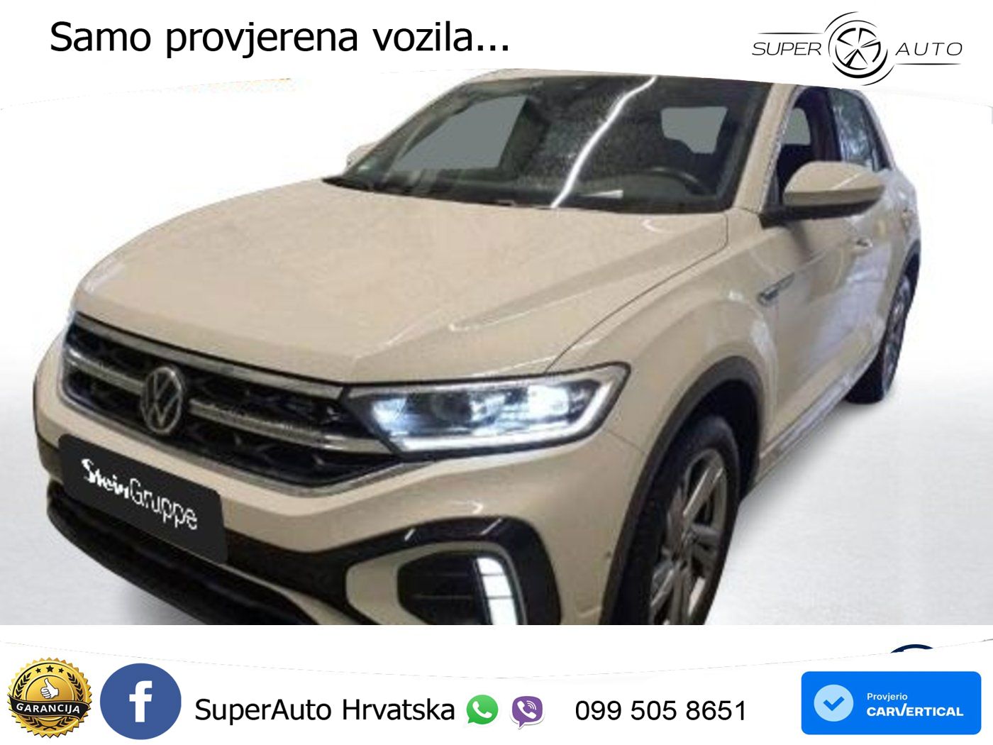 Volkswagen T-Roc 1.5 TSI (150 KS) DSG R-Line LED+GR SJED+ACC