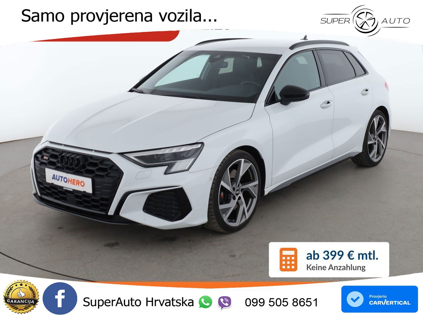 Audi S3 2.0 TFSI (310 KS) quattro S tronic