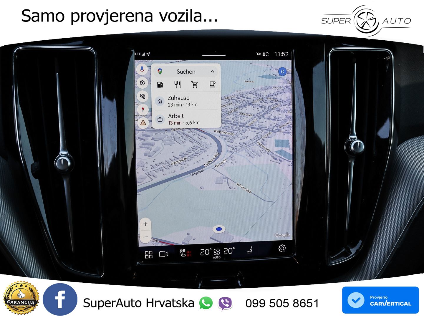 Volvo XC60 B4 Benzin FWD Geartronic LED+GR SJED+ACC