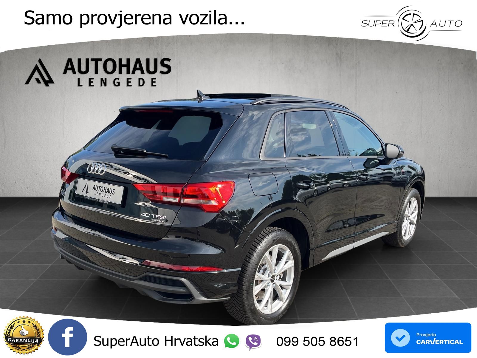 Audi Q3 40 TFSI (190 KS) quattro S tronic S line