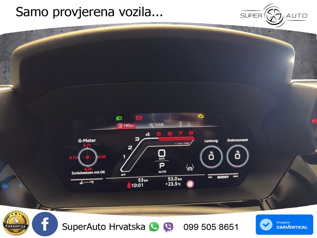 Audi RS3 Sportback 2.5 TFSI (400 KS) quattro S tronic LED+GR SJED+ACC