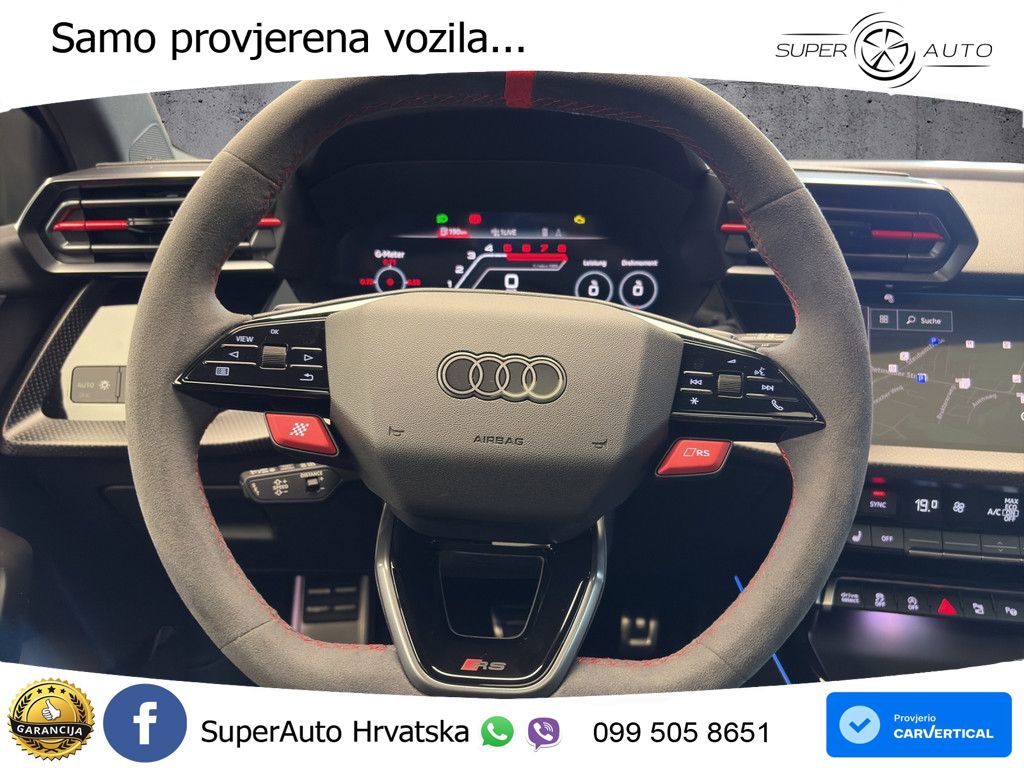 Audi RS3 Sportback 2.5 TFSI (400 KS) quattro S tronic LED+GR SJED+ACC