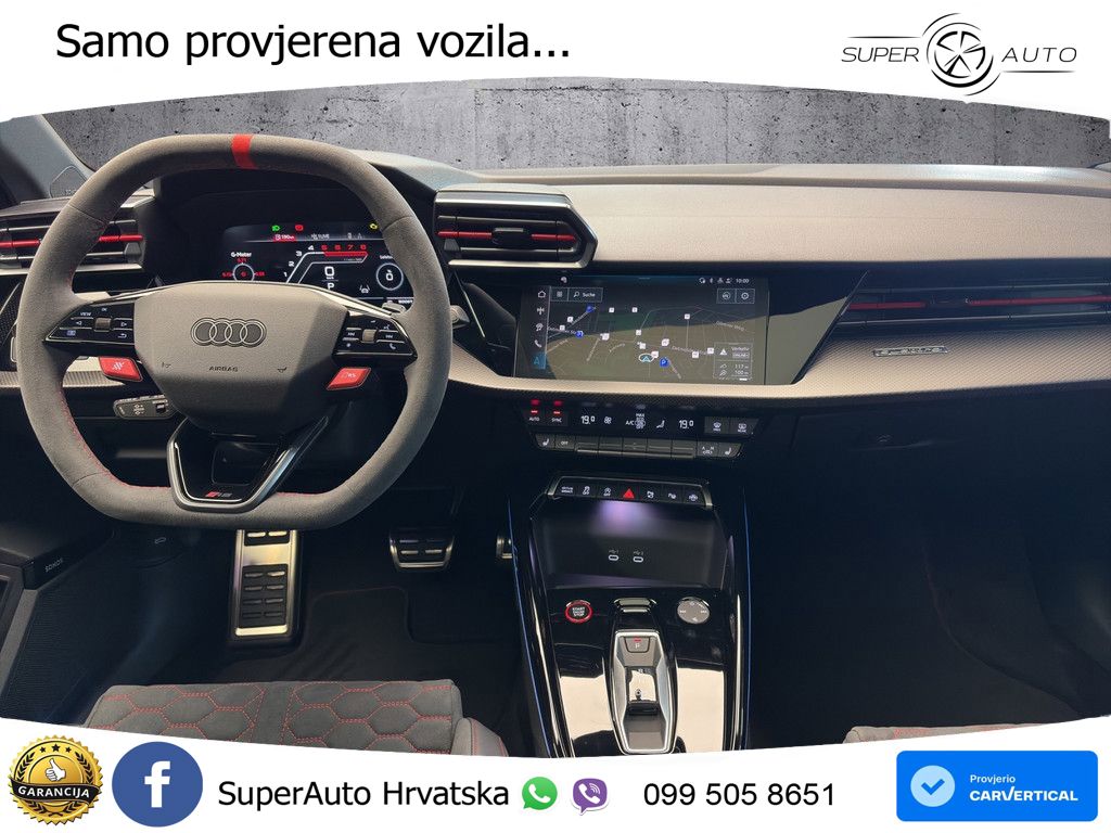 Audi RS3 Sportback 2.5 TFSI (400 KS) quattro S tronic LED+GR SJED+ACC