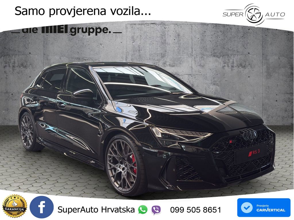 Audi RS3 Sportback 2.5 TFSI (400 KS) quattro S tronic LED+GR SJED+ACC