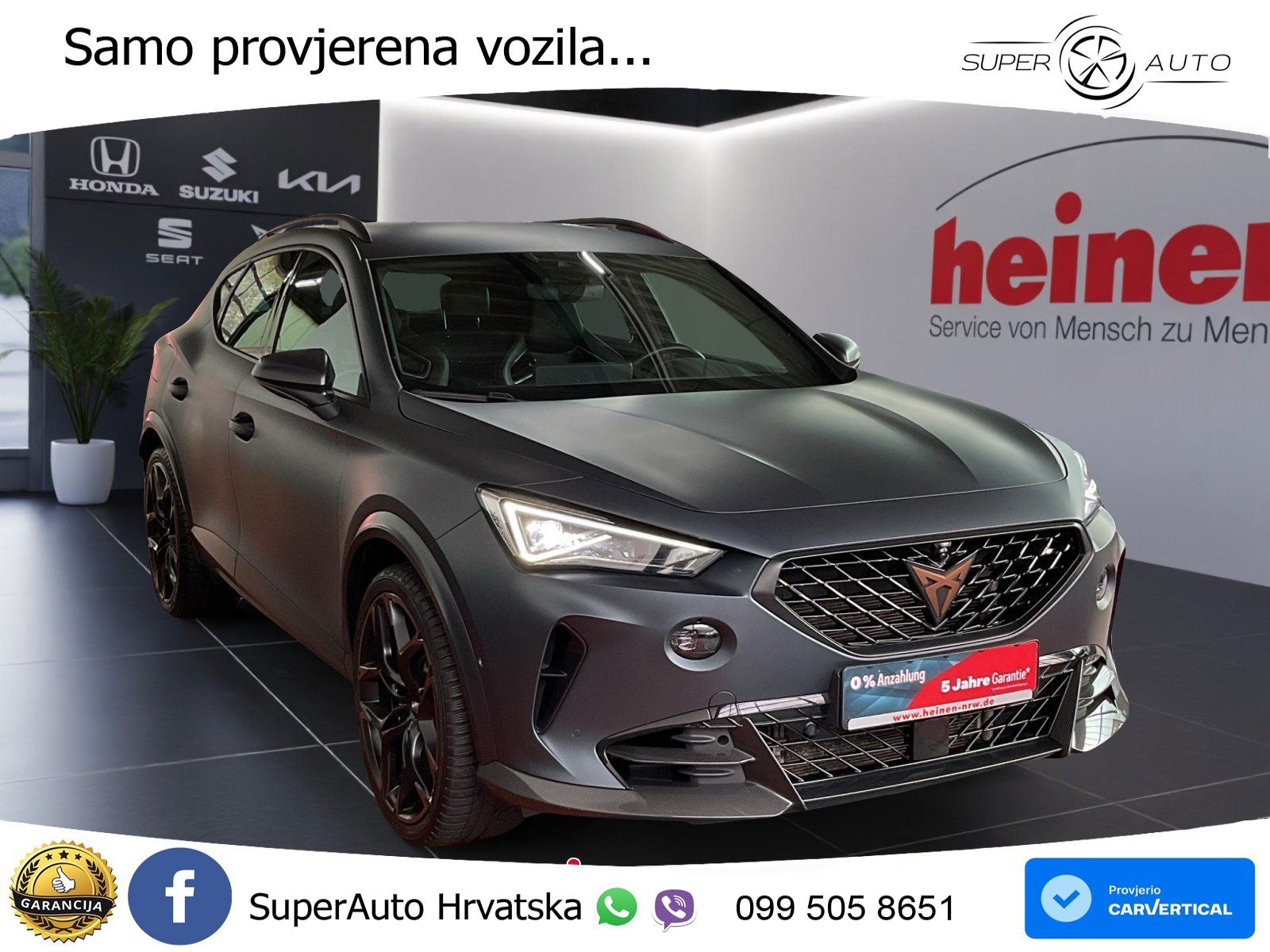 Cupra Formentor VZ5 2.5 TSI (390 KS) 4Drive DSG MATRIX+GR SJED+KAM