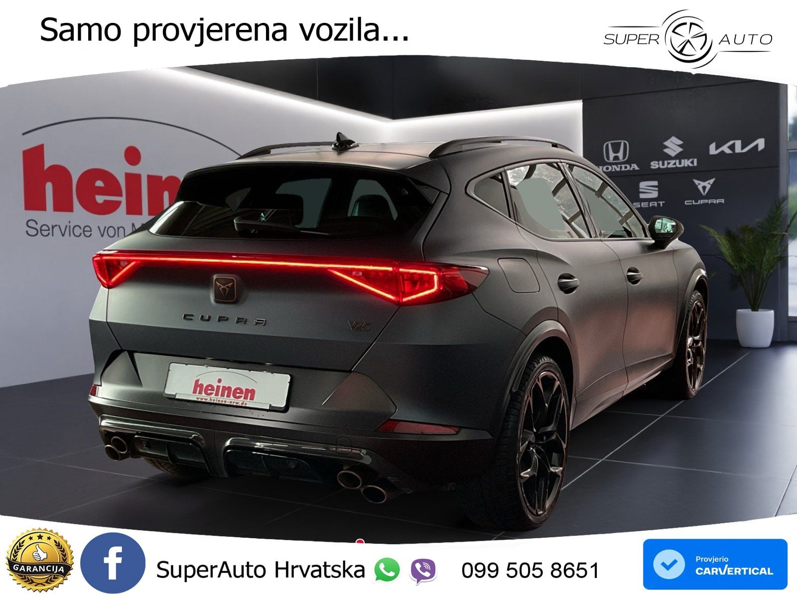 Cupra Formentor VZ5 2.5 TSI (390 KS) 4Drive DSG MATRIX+GR SJED+KAM