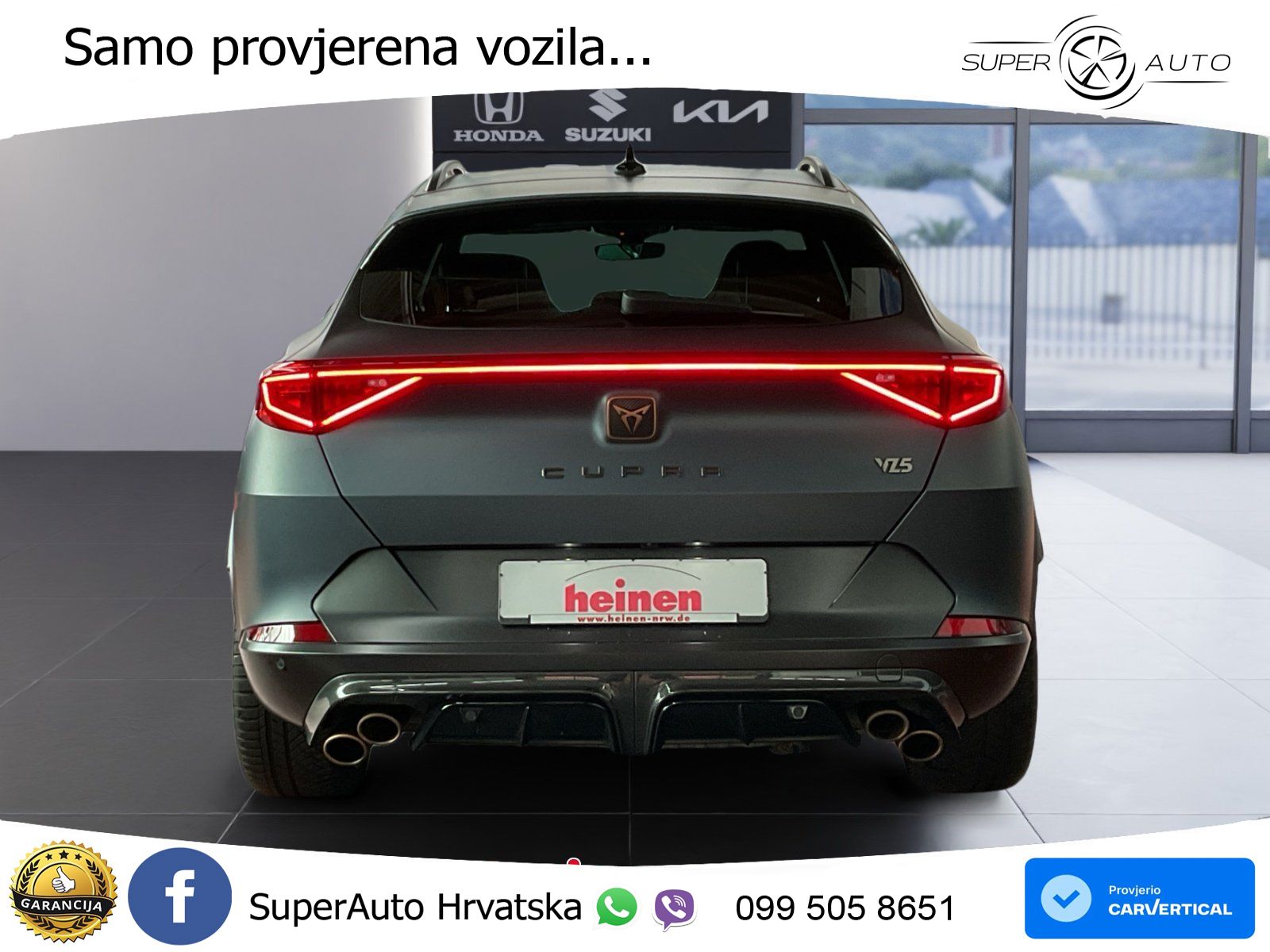 Cupra Formentor VZ5 2.5 TSI (390 KS) 4Drive DSG MATRIX+GR SJED+KAM