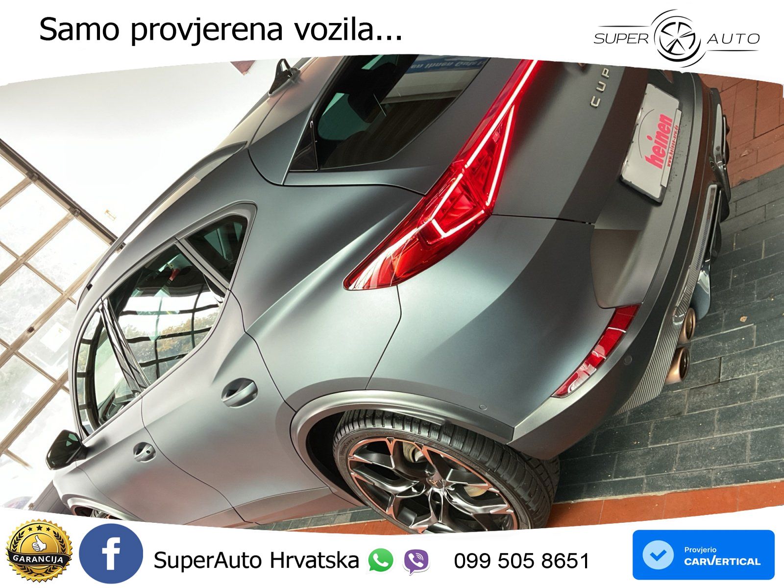 Cupra Formentor VZ5 2.5 TSI (390 KS) 4Drive DSG MATRIX+GR SJED+KAM