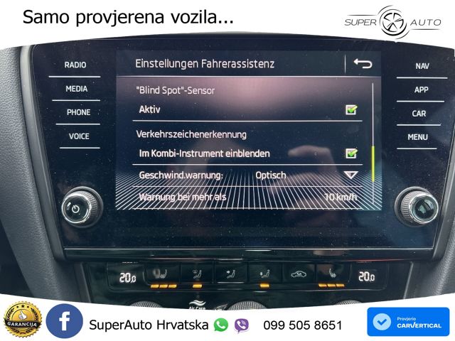 Škoda Octavia Combi 2.0 TDI (150 KS) DSG LED+GR SJED+ACC