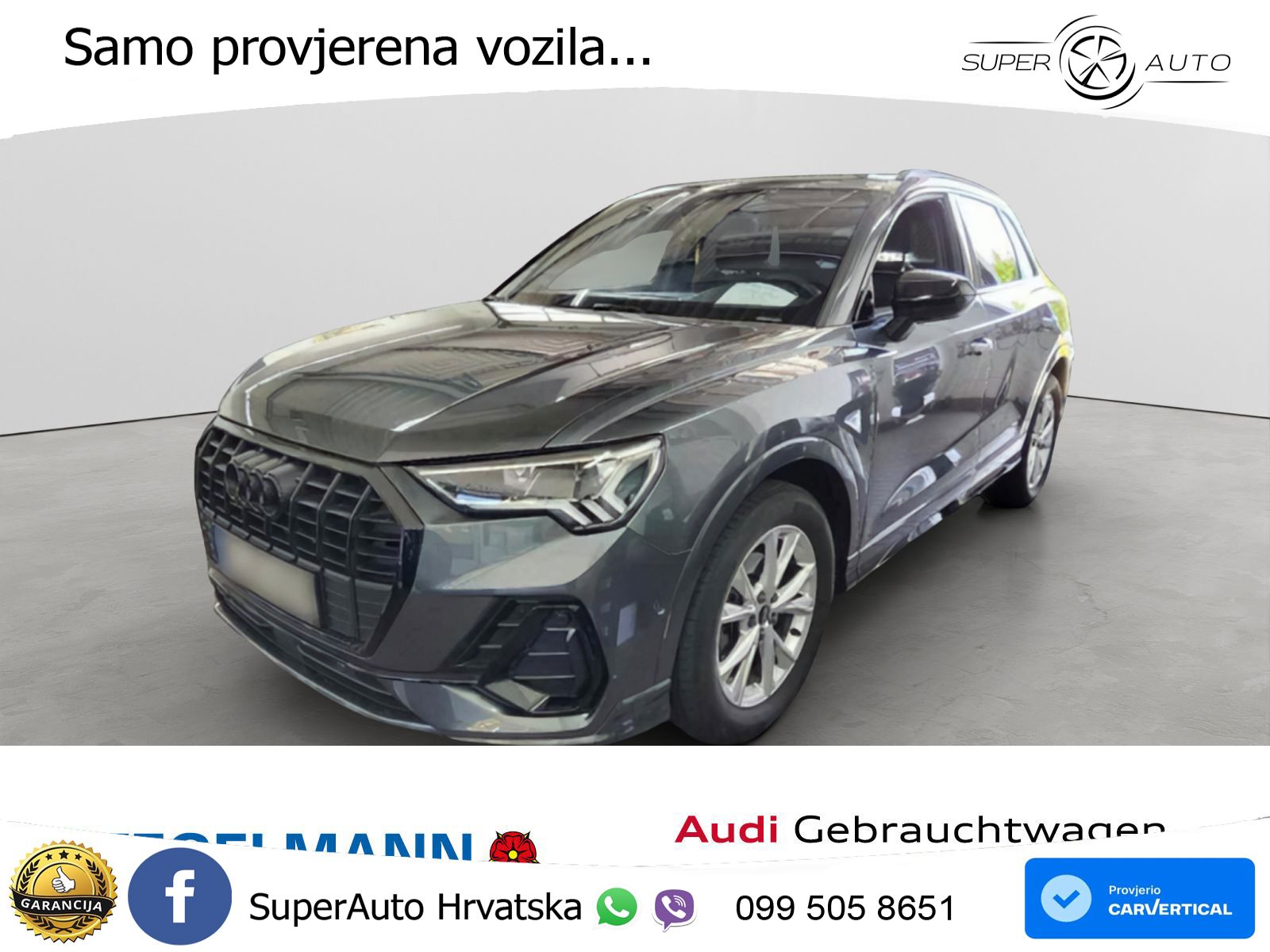 Audi Q3 35 TFSI (150 KS) S tronic S line LED+GR SJED+ACC
