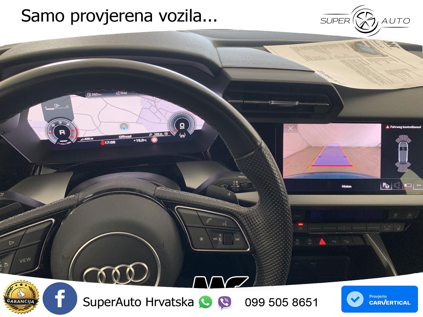 Audi A3 35 TDI (150 KS) S tronic S line LED+GR SJED+ACC
