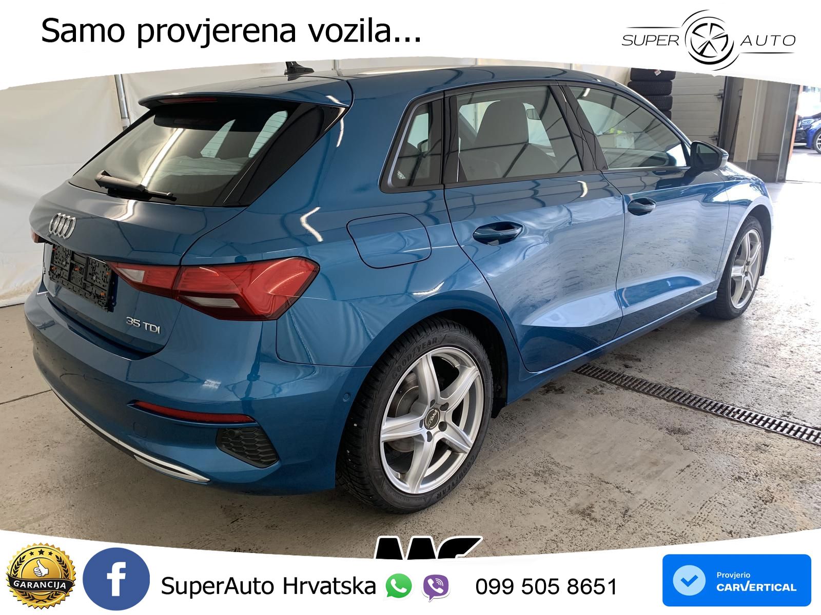 Audi A3 35 TDI (150 KS) S tronic S line LED+GR SJED+ACC