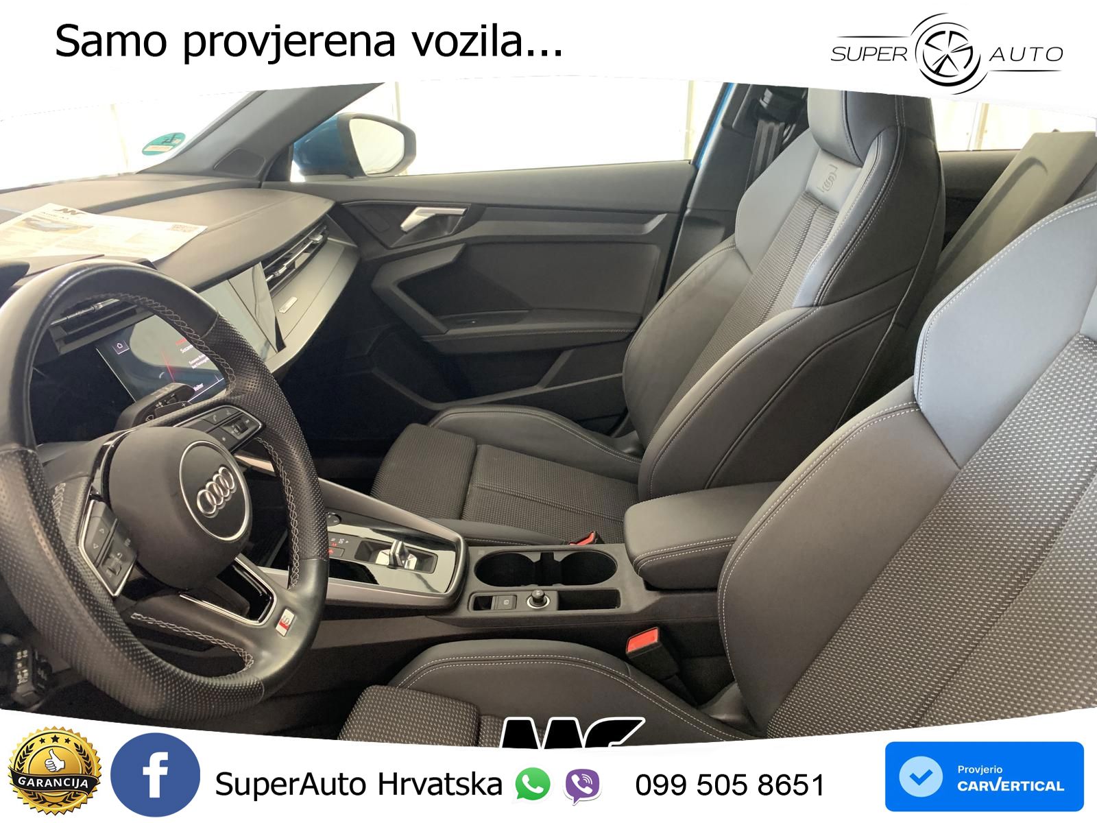 Audi A3 35 TDI (150 KS) S tronic S line LED+GR SJED+ACC