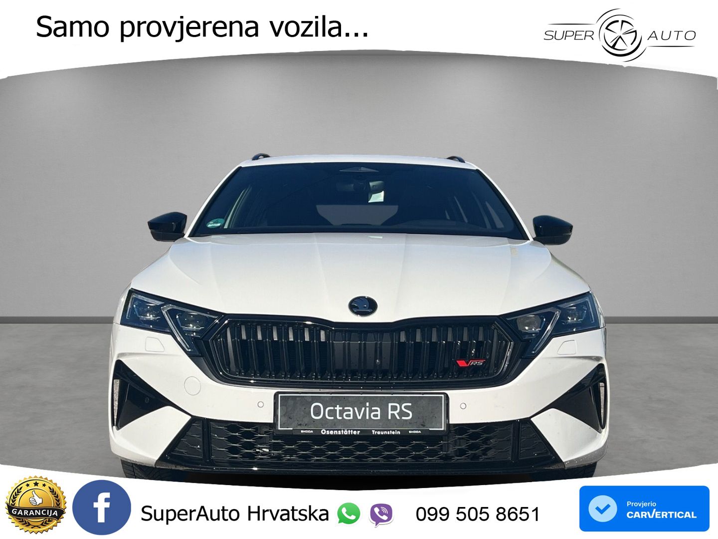 Škoda Octavia Combi RS 2.0 TSI (265 KS) DSG MATRIX+GR SJED+KAM