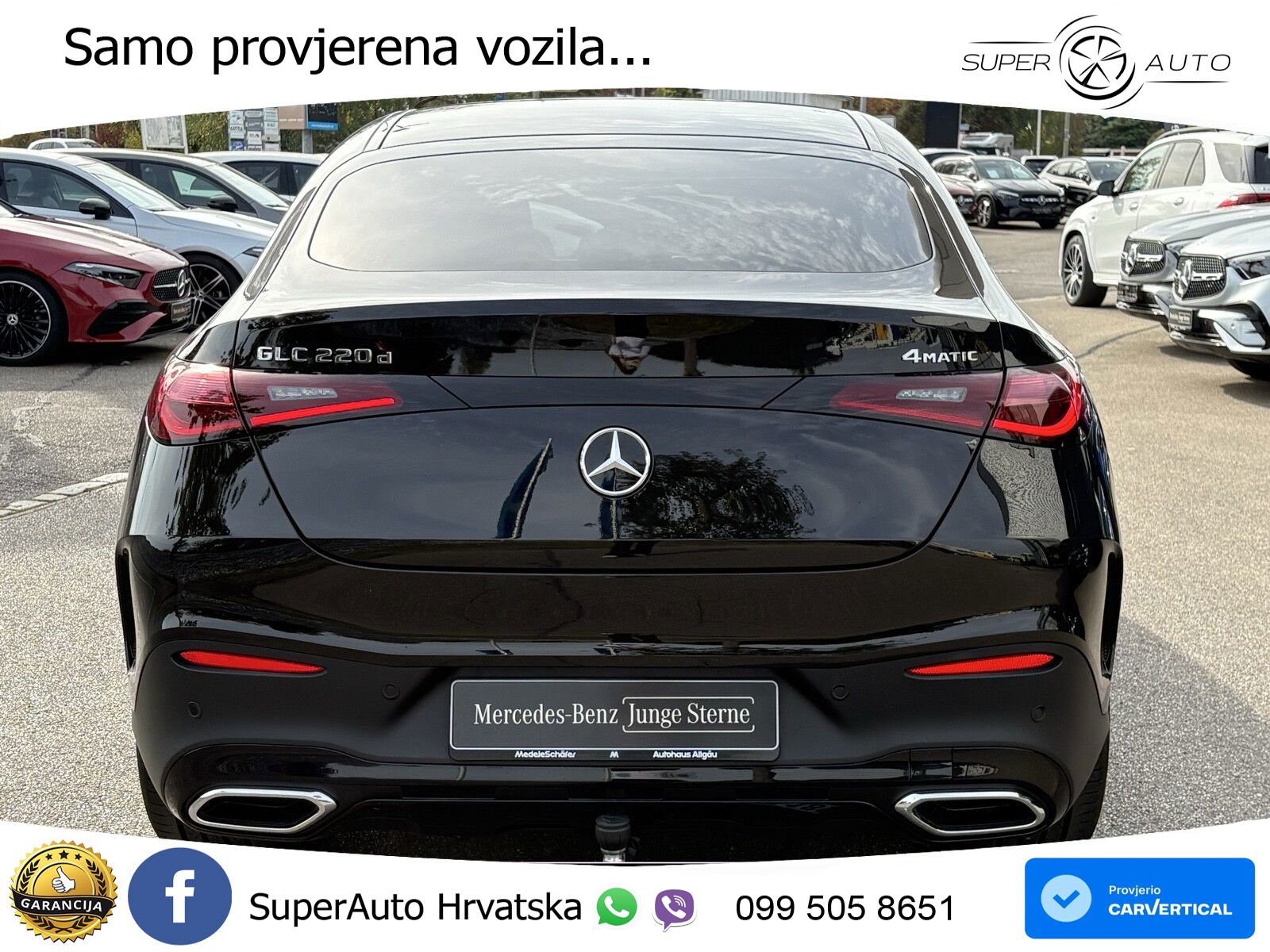 Mercedes GLC Coupe 220d (197 KS) 4MATIC 9G-TRONIC AMG ACC+GR SJED+360+PANO