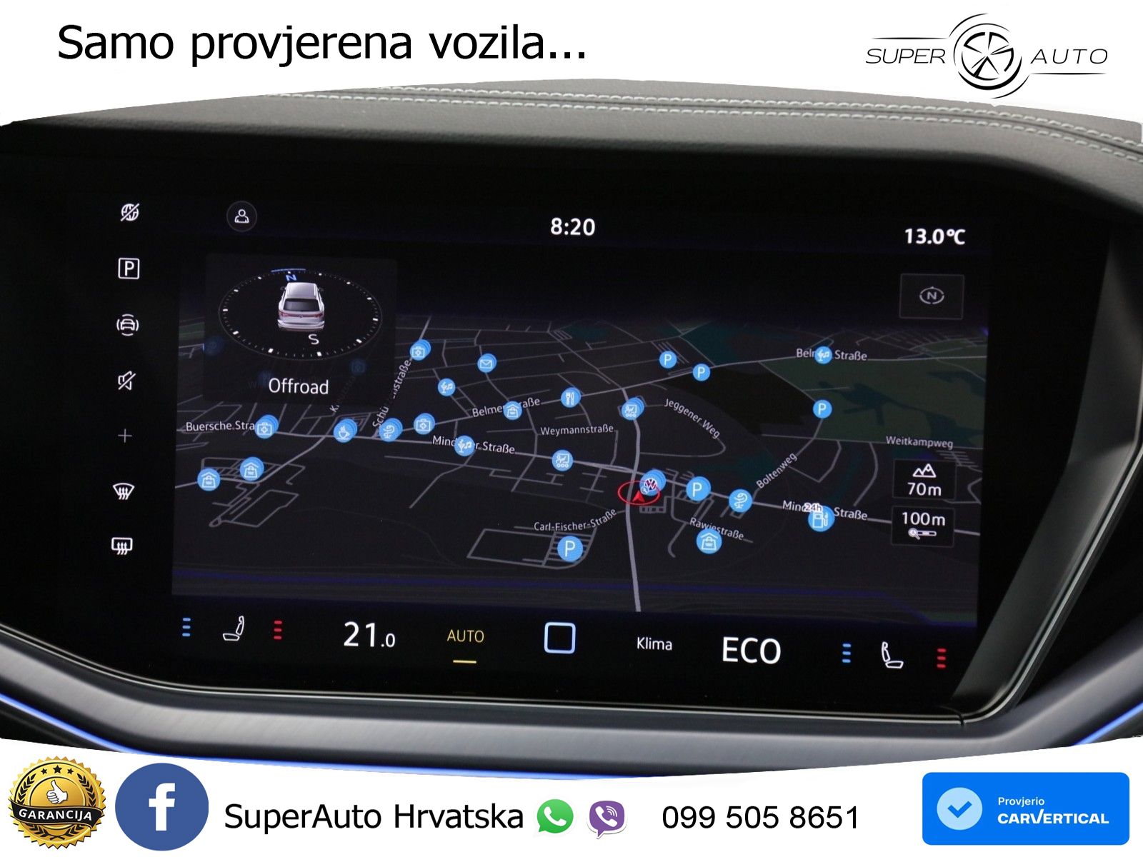 Volkswagen Touareg 3.0 V6 TDI (286 KS) 4MOTION Tiptronic ZRAČNI+ACC+GR SJED+KAM