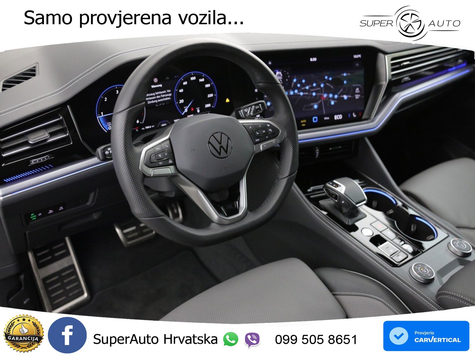 Volkswagen Touareg 3.0 V6 TDI (286 KS) 4MOTION Tiptronic ZRAČNI+ACC+GR SJED+KAM