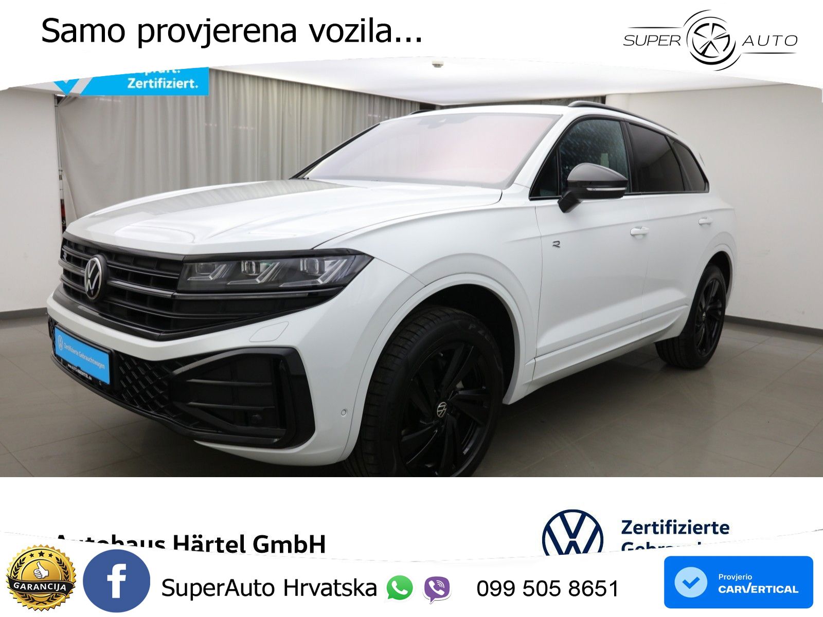 Volkswagen Touareg 3.0 V6 TDI (286 KS) 4MOTION Tiptronic ZRAČNI+ACC+GR SJED+KAM