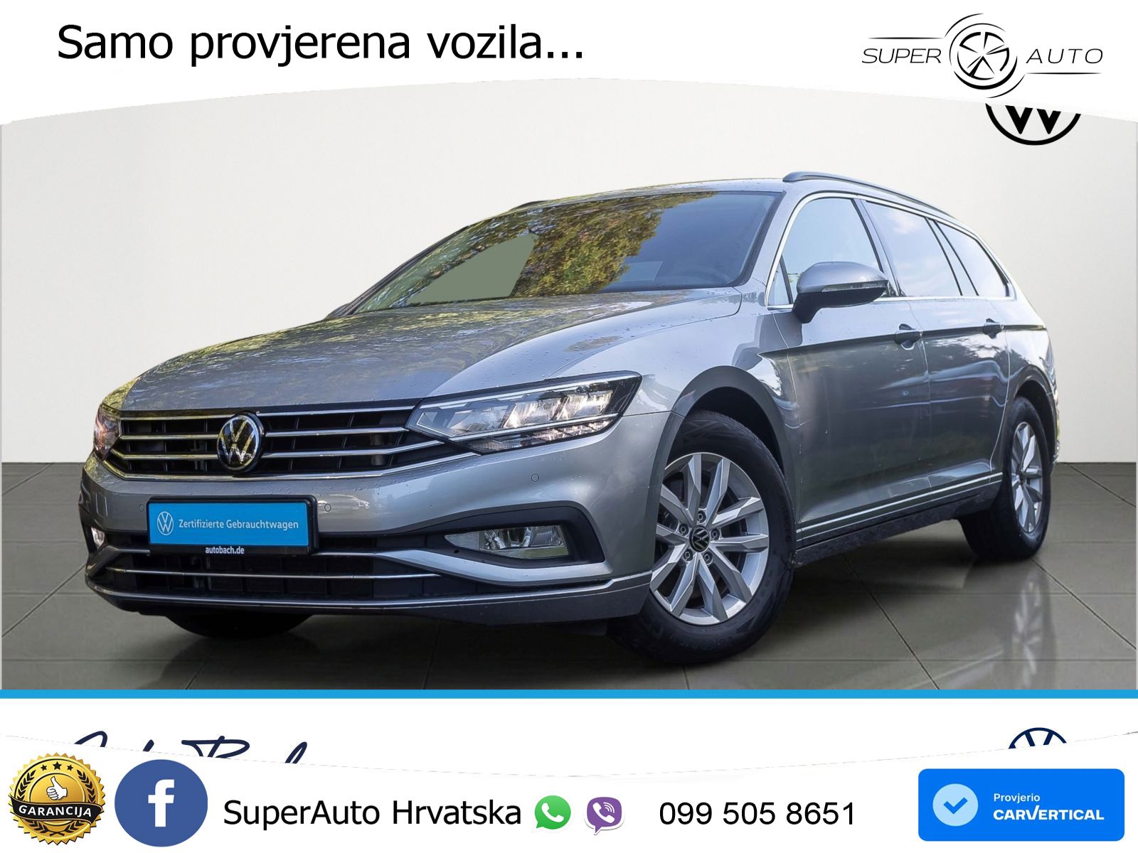 Volkswagen Passat Variant 2.0 TDI (150 KS) DSG Business LED+GR SJED+ACC