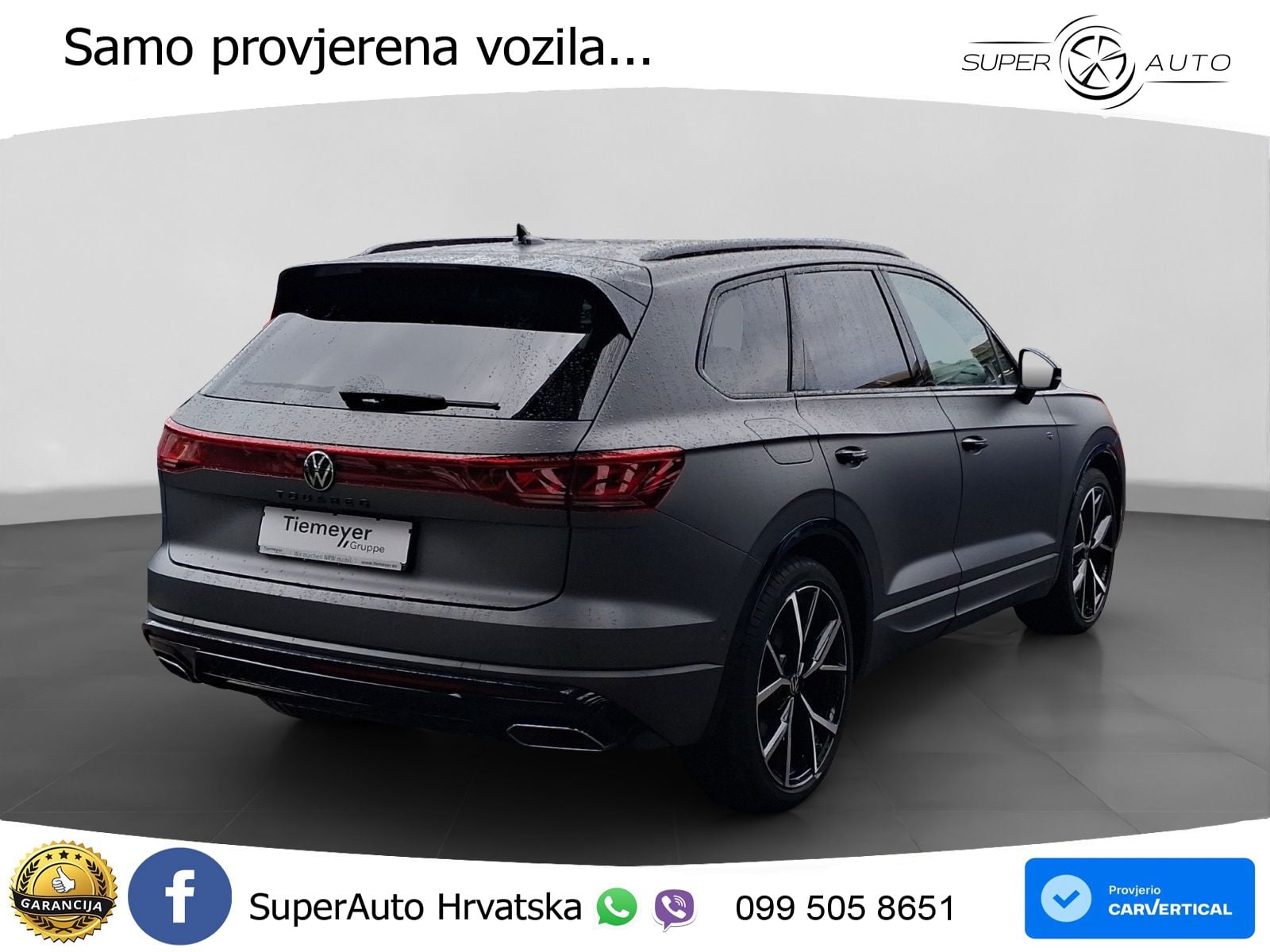 Volkswagen Touareg 3.0 V6 TDI (286 KS) 4MOTION Tiptronic ZRAČNI+ACC+GR SJED+KAM+PANO