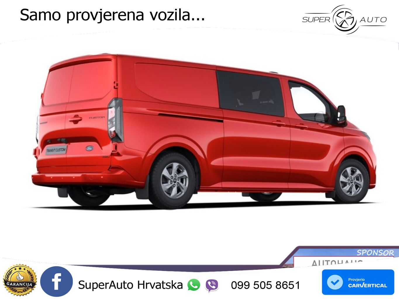Ford Transit Custom Multicab Aut Limited L2 UVP-36%* 170 KS