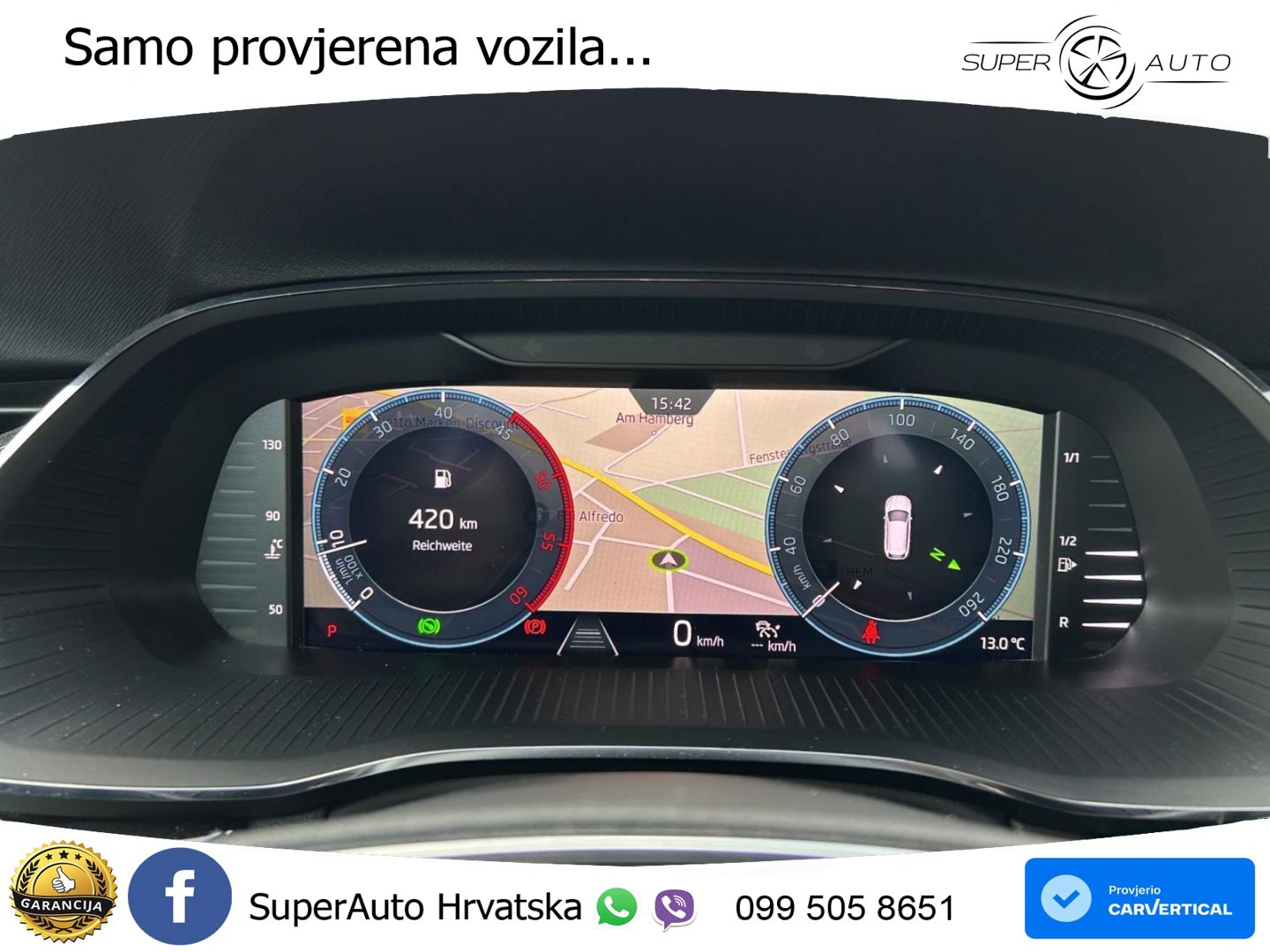 Škoda Octavia Combi 2.0 TDI (150 KS) DSG LED+GR SJED+ACC