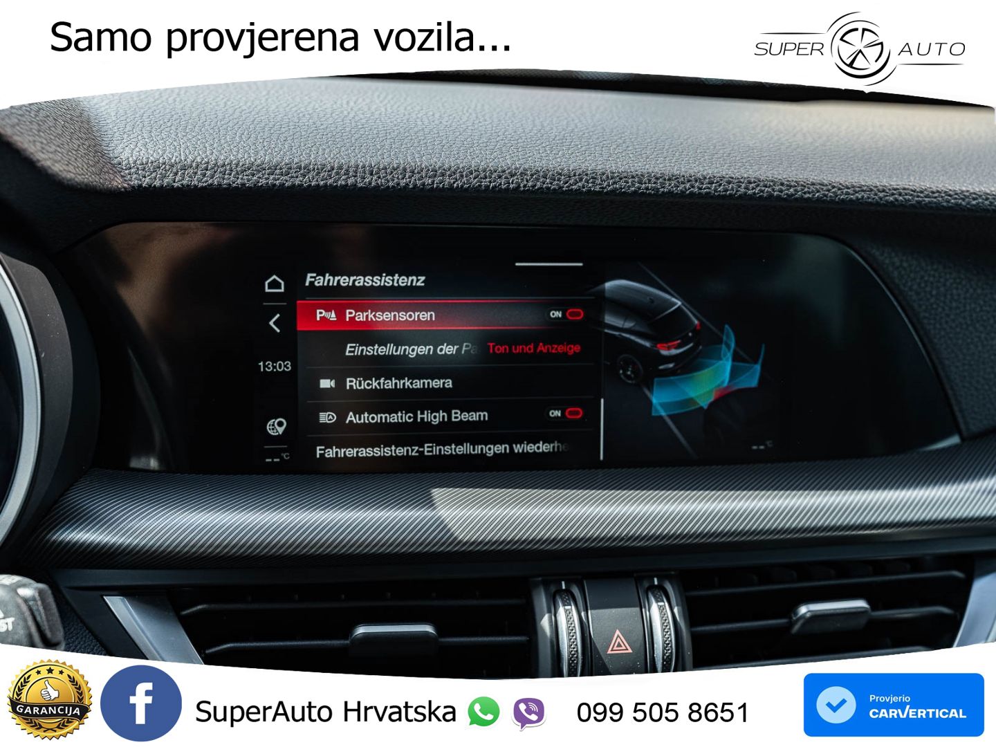 Alfa Romeo Stelvio 2.2 MultiJet II (210 KS) Q4 Automatic LED+GR SJED+ACC