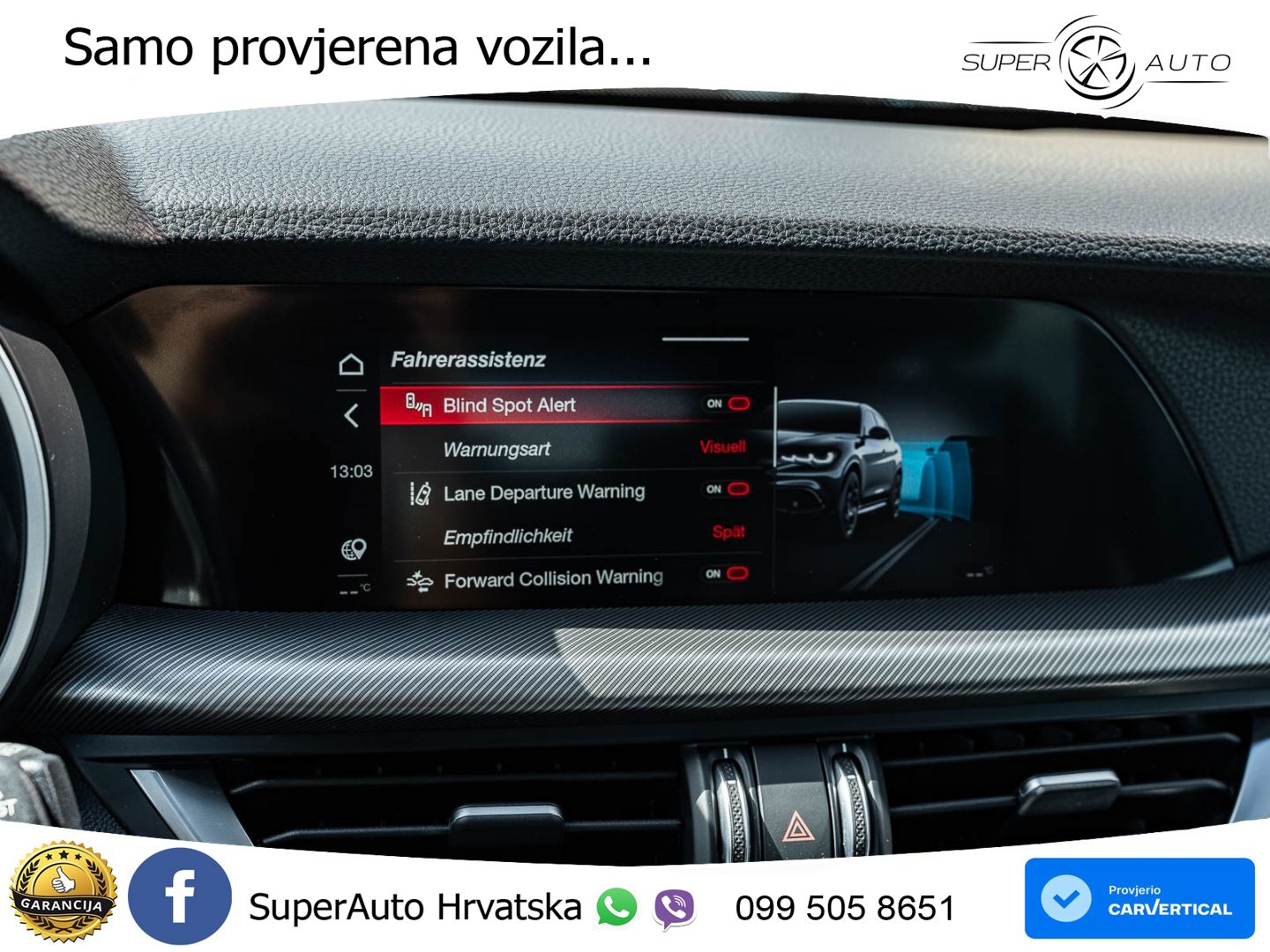 Alfa Romeo Stelvio 2.2 MultiJet II (210 KS) Q4 Automatic LED+GR SJED+ACC