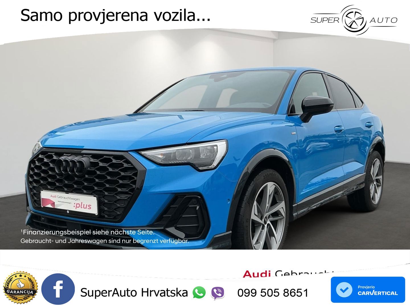 Audi Q3 Sportback 35 TDI (150 KS) S tronic S line